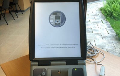 Test een stemcomputer n.a.v. verkiezingen
