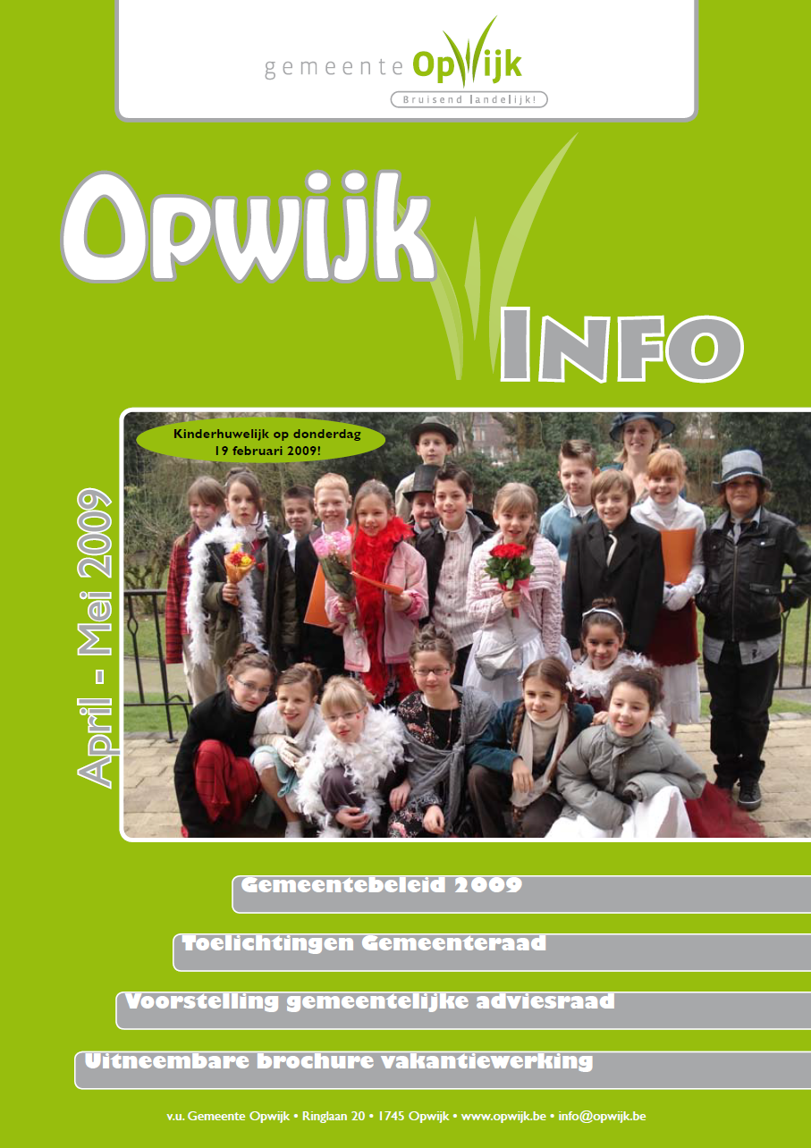  Infoblad april - mei 2009