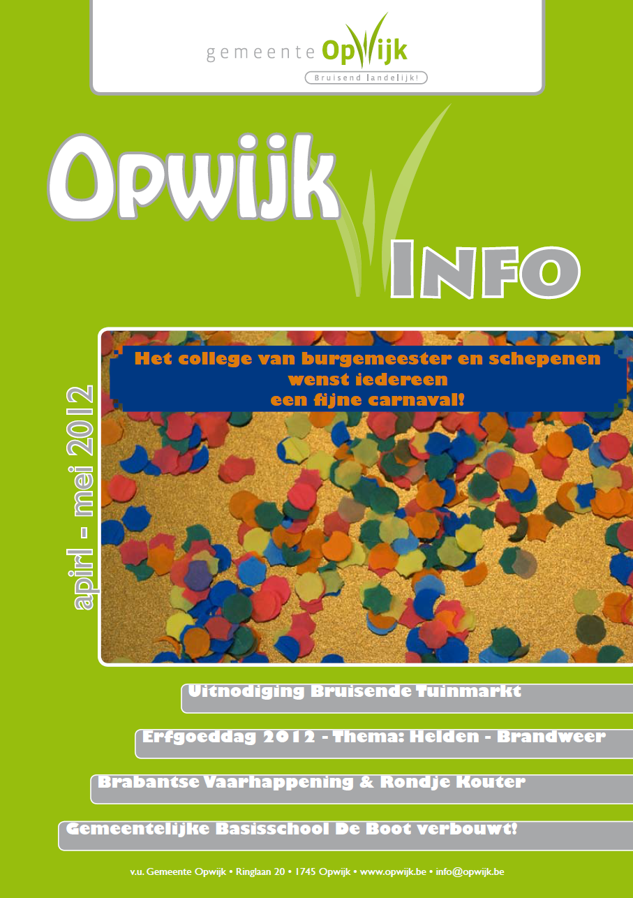  Infoblad april - mei 2012