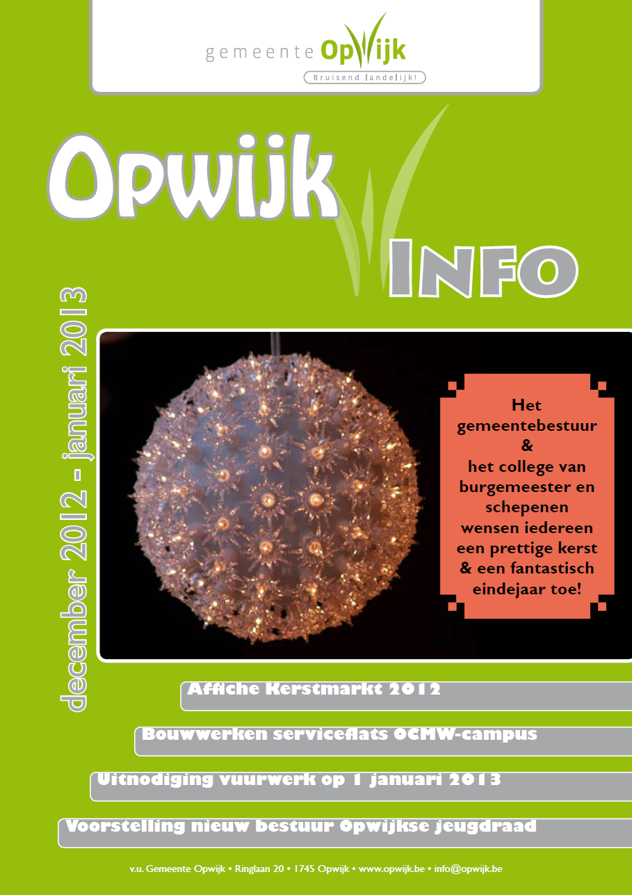  Infoblad december 2012 - januari 2013