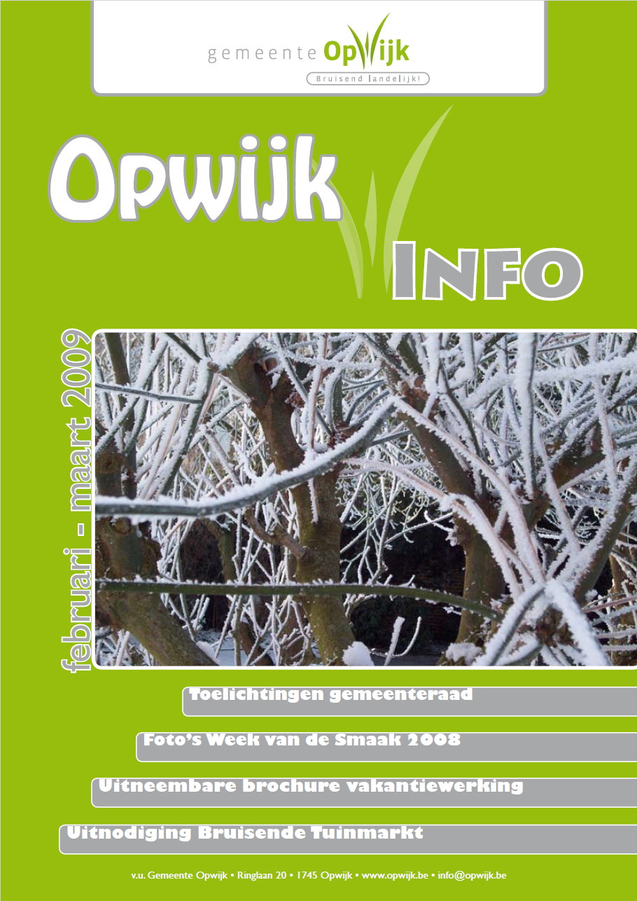  Infoblad februari - maart 2009