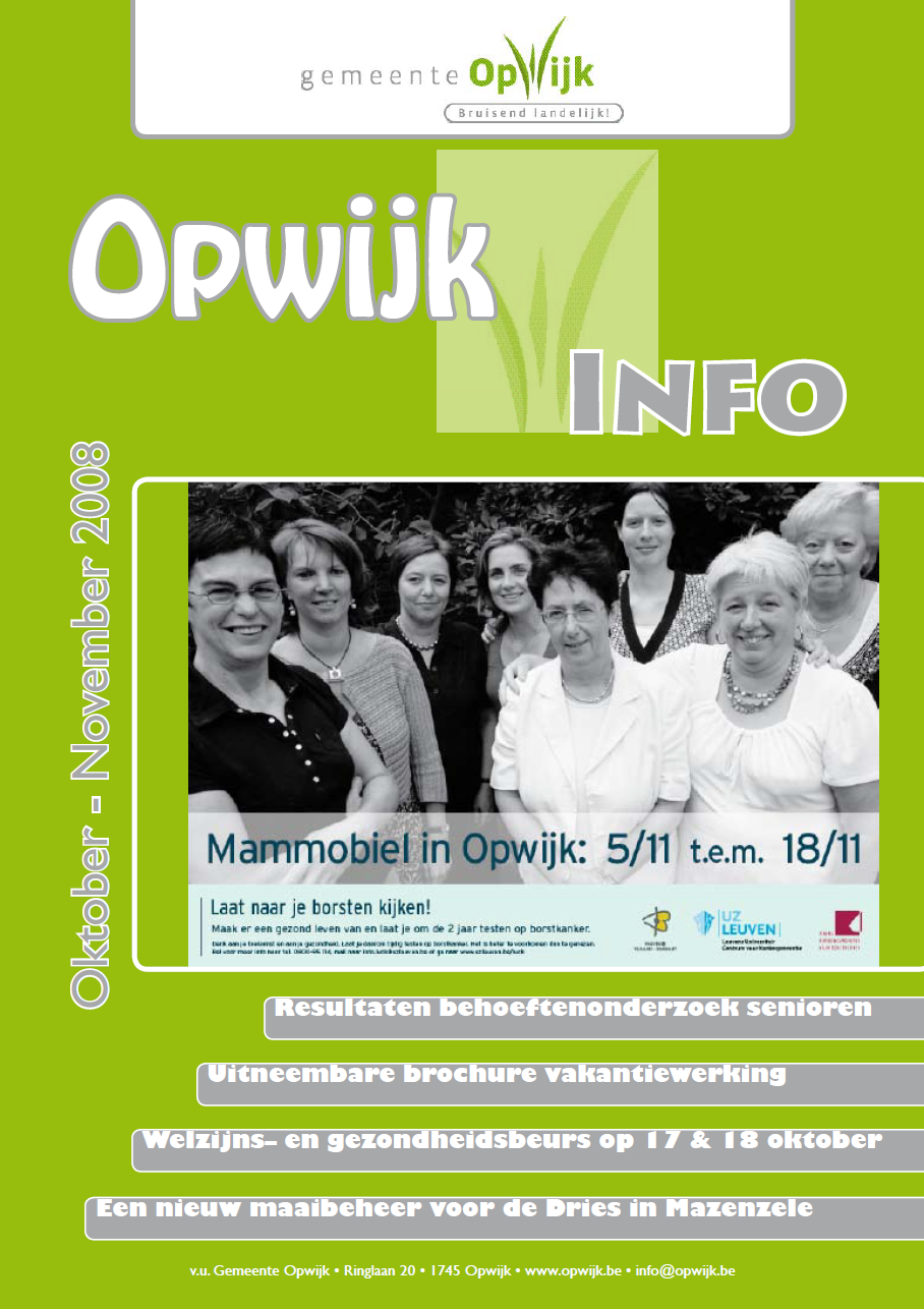  Infoblad oktober - november 2008