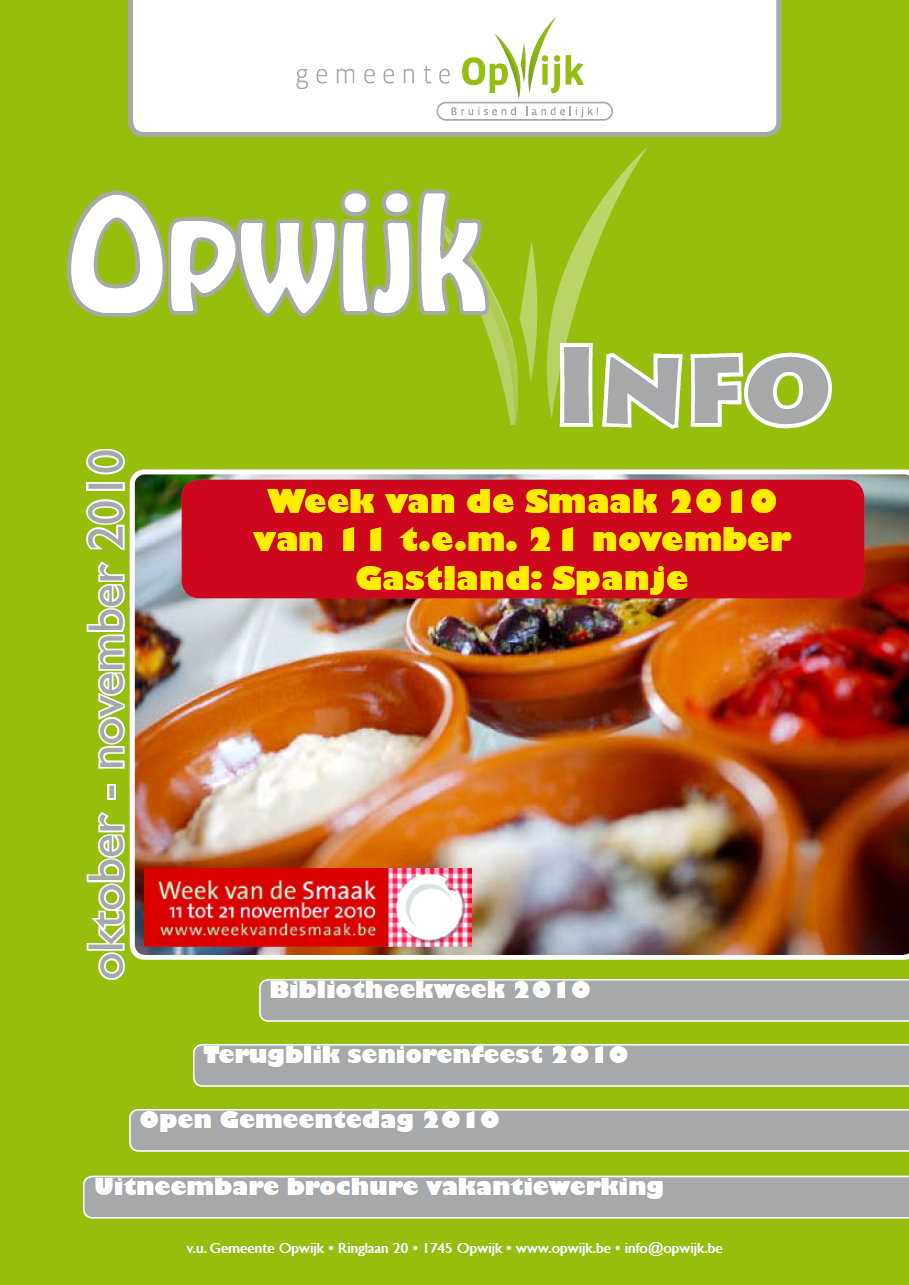  Infoblad oktober - november 2010