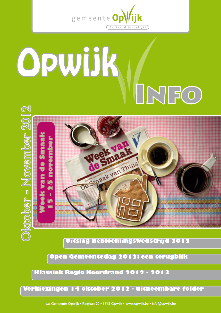  Infoblad oktober - november 2012