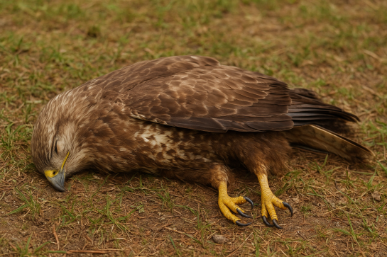 vogelgriep overleden buizerd